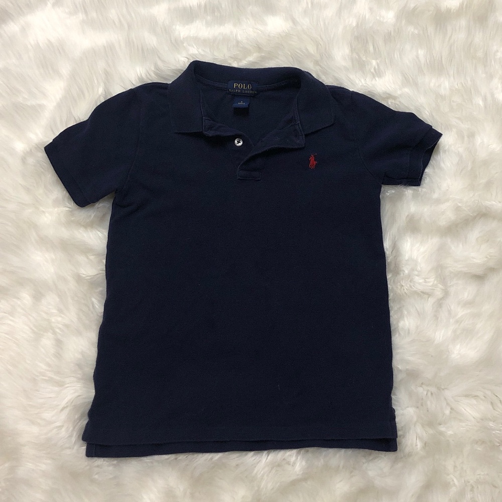 Boys Youth RALPH LAUREN POLO Sz 6 Navy
